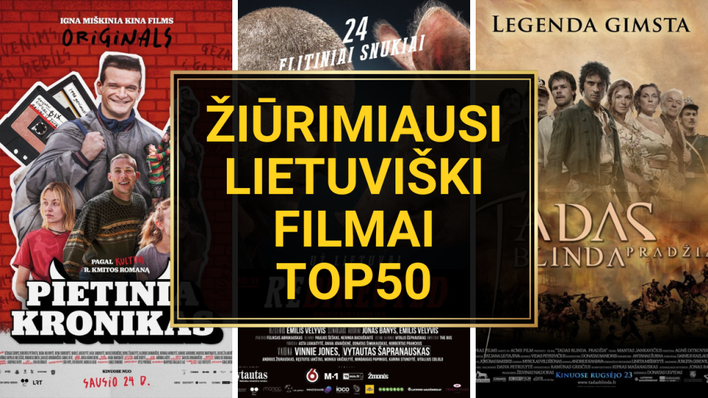 Labiausiai žiūrimi ir pelningiausi visų laikų Lietuviški filmai